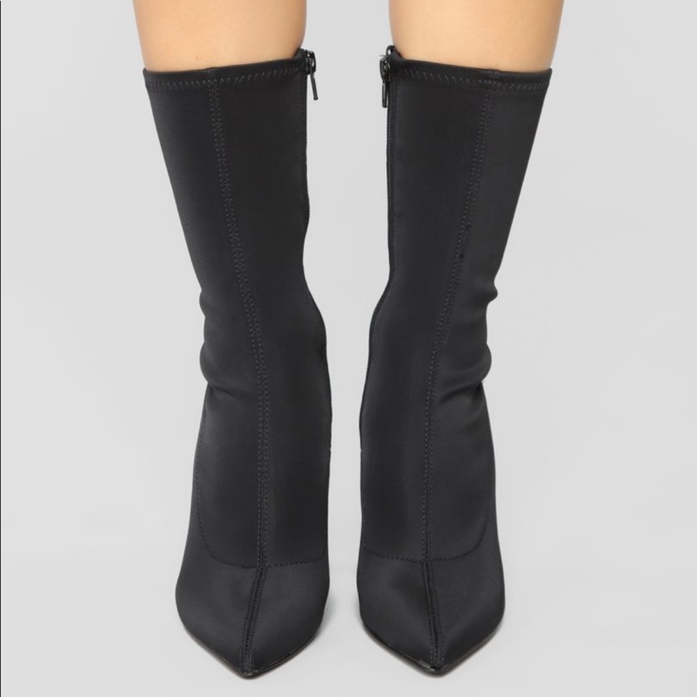 Catch Me Later Bootie - Black Boots